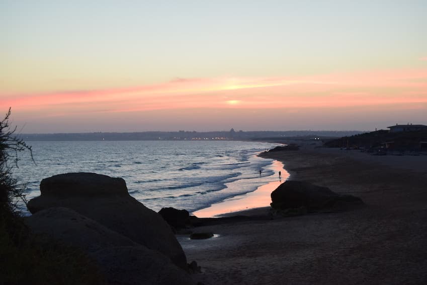 The beach of Vale do lobo